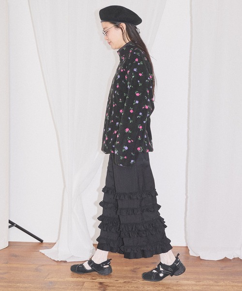 fig London(フィグロンドン)の「Rosie snap top(スウェット・レディース・ブラック/ブルー・FREE)」の6枚目の写真
