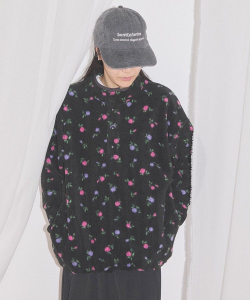 fig London(フィグロンドン)の「Rosie snap top(スウェット・レディース・ブラック/ブルー・FREE)」の8枚目の写真