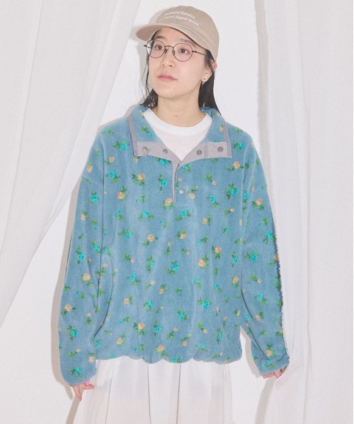 fig London(フィグロンドン)の「Rosie snap top(スウェット・レディース・ブラック/ブルー・FREE)」の10枚目の写真