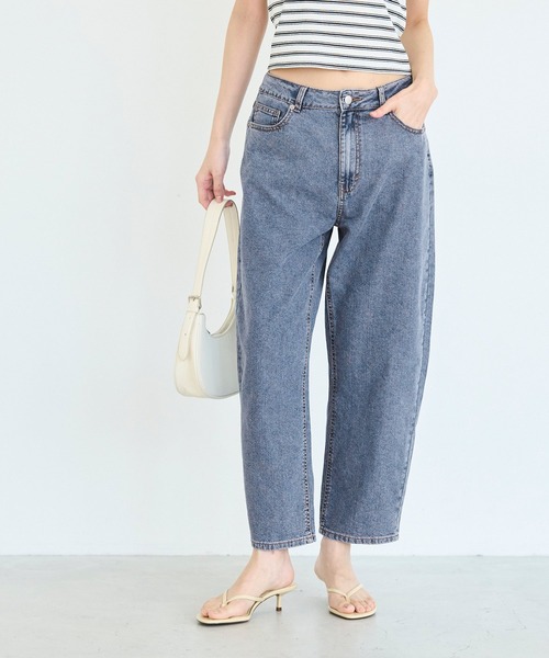 coca(coca)(コカ)の「サマーデニムカーブパンツ(デニムパンツ・レディース・ブルー/ダークブルー・M/S/L)」の8枚目の写真