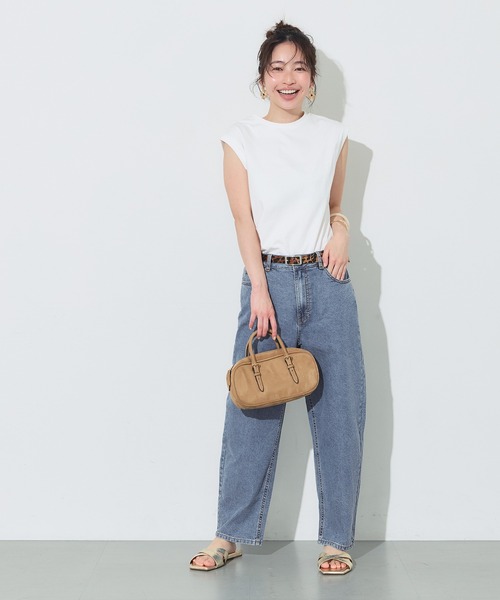 coca(coca)(コカ)の「サマーデニムカーブパンツ(デニムパンツ・レディース・ブルー/ダークブルー・M/S/L)」の10枚目の写真