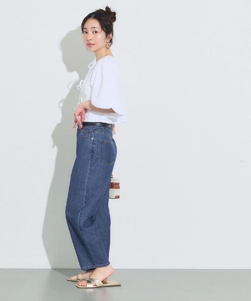 coca(coca)(コカ)の「サマーデニムカーブパンツ(デニムパンツ・レディース・ブルー/ダークブルー・M/S/L)」の11枚目の写真