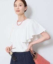Reflect | 【UVカット/接触冷感/吸水速乾】フレアスリーブトップス(Tシャツ/カットソー)