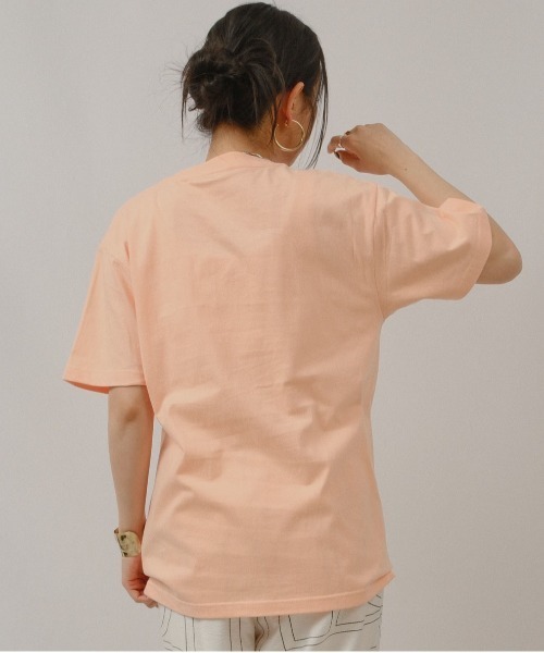 palm RICHE(ポームリシュ)の「FLOAT HEART T(Tシャツ/カットソー・レディース・チャコールグレー/オフホワイト/オレンジ系その他・M)」の20枚目の写真
