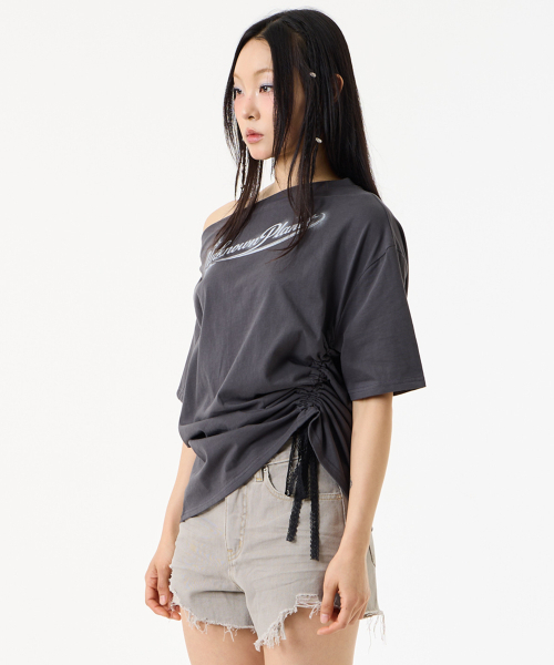 UNKNOWN PLANET(アンノウンプラネット)の「ヴィンテージダメージカットオフショーツグレー(その他パンツ・レディース・その他・SMALL/MEDIUM/LARGE)」の8枚目の写真