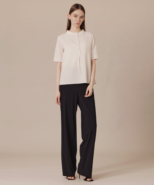 MACKINTOSH LONDON(マッキントッシュ ロンドン)の「【婦人画報6月号掲載】サッカージャージプルオーバー(Tシャツ/カットソー・レディース・ホワイト系その他/イエロー/ネイビー・38)」の5枚目の写真