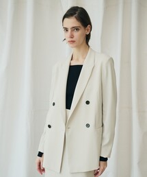 フリルフードティアードジャケット（その他アウター）｜Fit more