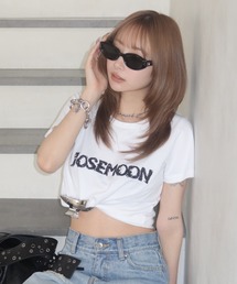 MINIMUM LOGO TSHIRT with PEARL/ミニマムロゴTシャツウィズパール（T