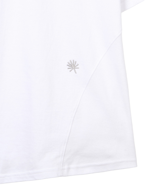 DANDEL(ダンデル)の「DD asym side rib tee (WHITE)(Tシャツ/カットソー・レディース・その他・1/2)」の3枚目の写真