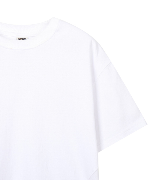 DANDEL(ダンデル)の「DD asym side rib tee (WHITE)(Tシャツ/カットソー・レディース・その他・1/2)」の4枚目の写真