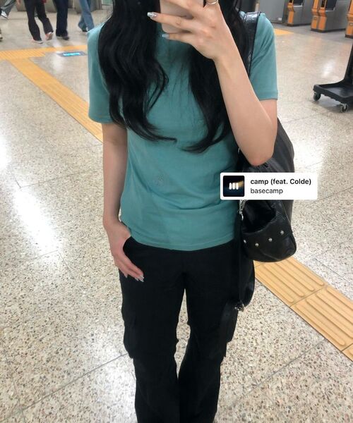 DANDEL(ダンデル)の「DD asym side rib tee (WHITE)(Tシャツ/カットソー・レディース・その他・1/2)」の8枚目の写真