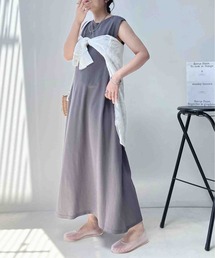 〇接触冷感 かのこノースリーブワンピース