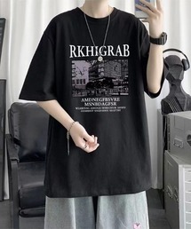 link lot（リンクロット）の「スクラッチ フォトグラフィック ビッグT（Tシャツ/カットソー）」