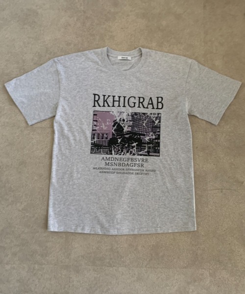 link lot（リンクロット）の「スクラッチ フォトグラフィック ビッグT（Tシャツ/カットソー・メンズ・ホワイト/ブラック/ライトグレー・M/L）」の18枚目の写真