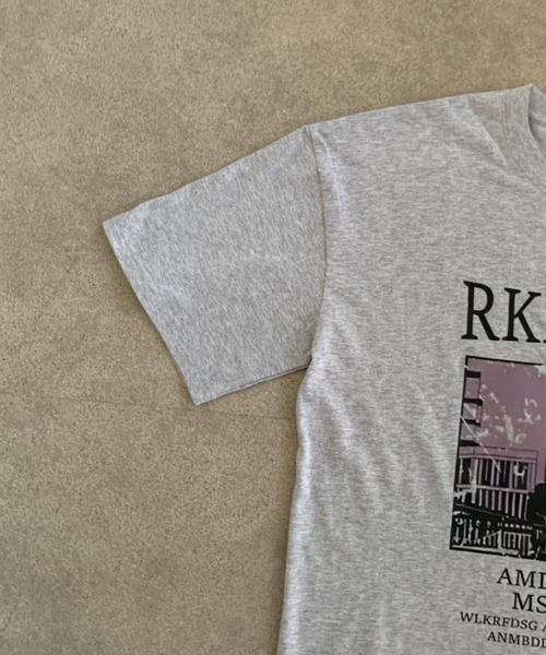 link lot（リンクロット）の「スクラッチ フォトグラフィック ビッグT（Tシャツ/カットソー・メンズ・ホワイト/ブラック/ライトグレー・M/L）」の8枚目の写真