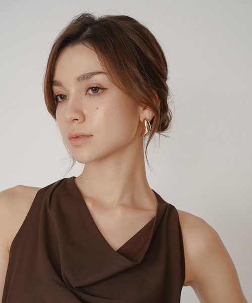 KINO THE KEI(キノザケイ)の「natural objects ピアス KINO THE KEI(ピアス(両耳用)・レディース・シルバー/ゴールド・フリー)」の9枚目の写真