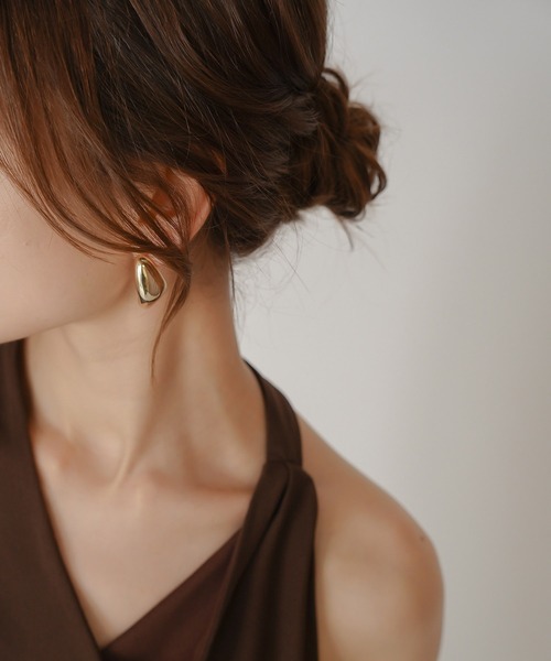 KINO THE KEI(キノザケイ)の「natural objects ピアス KINO THE KEI(ピアス(両耳用)・レディース・シルバー/ゴールド・フリー)」の10枚目の写真