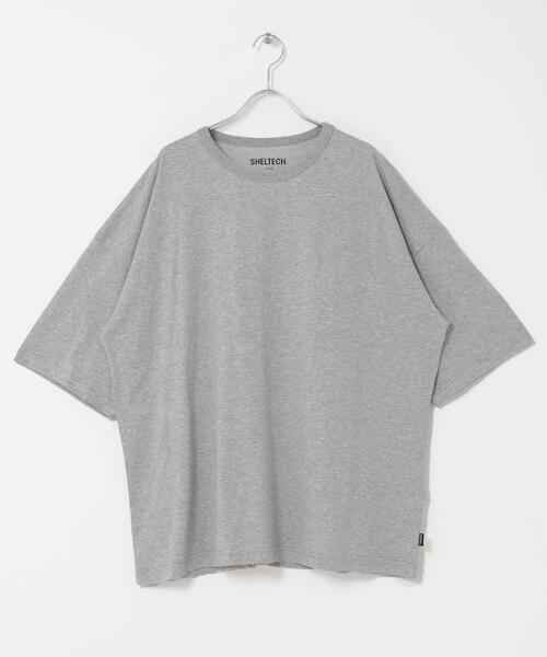 SHELTECH(シェルテック)の「SHELTECH WIDE T-SHIRTS(Tシャツ/カットソー・メンズ・グレー/ブラック/ホワイト・LARGE/X-LARGE/MEDIUM)」の3枚目の写真