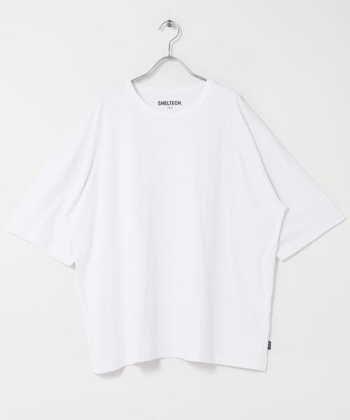 SHELTECH(シェルテック)の「SHELTECH WIDE T-SHIRTS(Tシャツ/カットソー・メンズ・グレー/ブラック/ホワイト・LARGE/X-LARGE/MEDIUM)」の4枚目の写真