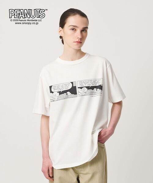 Healthknit(ヘルスニット)の「【別注】<Healthknit>PEANUT ショートスリーブ Tシャツ(Tシャツ/カットソー・レディース・ホワイト/ネイビー/ブラック・FREE)」の15枚目の写真