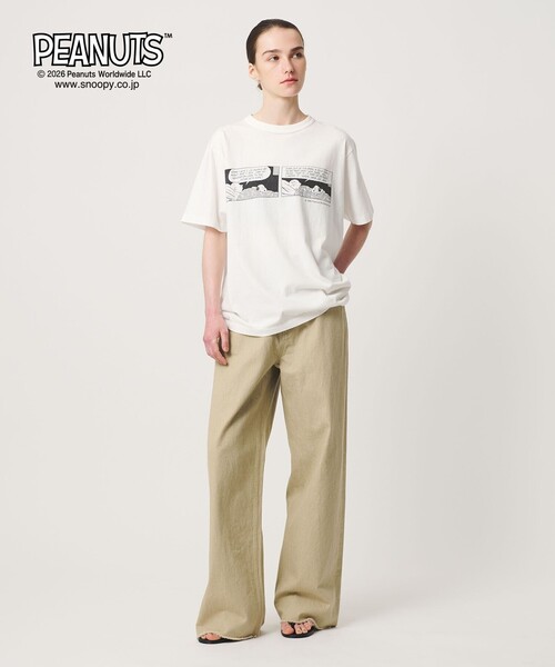 Healthknit(ヘルスニット)の「【別注】<Healthknit>PEANUT ショートスリーブ Tシャツ(Tシャツ/カットソー・レディース・ホワイト/ネイビー/ブラック・FREE)」の16枚目の写真