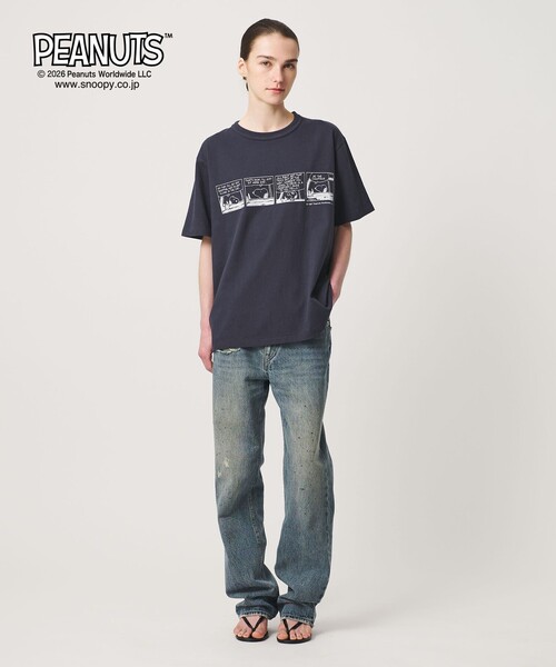 Healthknit(ヘルスニット)の「【別注】<Healthknit>PEANUT ショートスリーブ Tシャツ(Tシャツ/カットソー・レディース・ホワイト/ネイビー/ブラック・FREE)」の18枚目の写真