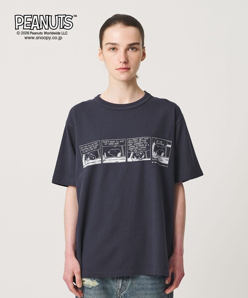 Healthknit(ヘルスニット)の「【別注】<Healthknit>PEANUT ショートスリーブ Tシャツ(Tシャツ/カットソー・レディース・ホワイト/ネイビー/ブラック・FREE)」の21枚目の写真