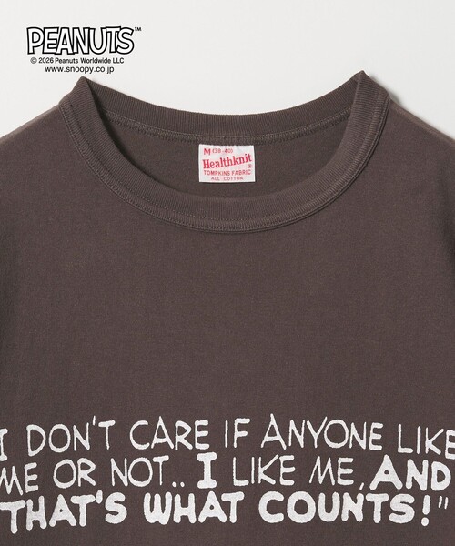 Healthknit(ヘルスニット)の「【別注】<Healthknit>PEANUT ショートスリーブ Tシャツ(Tシャツ/カットソー・レディース・ホワイト/ネイビー/ブラック・FREE)」の10枚目の写真