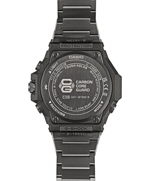G-SHOCK(ジーショック)の「G-STEEL(Gスチール) / SLEEK STYLE / GST-B1000BD-1AJF(アナログ腕時計・メンズ・ブラック・FREE)」の4枚目の写真