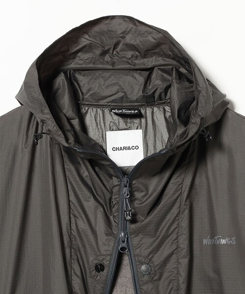 CHARI&CO(チャリアンドコー)の「CHARI&CO × WILD THINGS / WIND PACKABLE PARKA(ブルゾン・メンズ・グレー・XL/L/M)」の4枚目の写真
