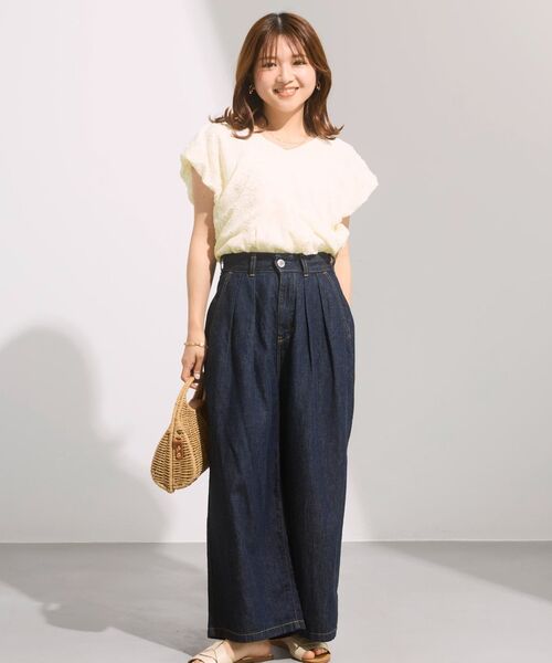 COHINA(コヒナ)の「2wayシアージャカードドレープブラウス 【低身長・小柄女性】(シャツ/ブラウス・レディース・ブラック/ピンク/アイボリー・ONE SIZE)」の10枚目の写真