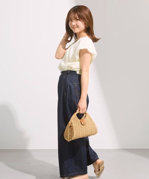 COHINA(コヒナ)の「2wayシアージャカードドレープブラウス 【低身長・小柄女性】(シャツ/ブラウス・レディース・ブラック/ピンク/アイボリー・ONE SIZE)」の11枚目の写真
