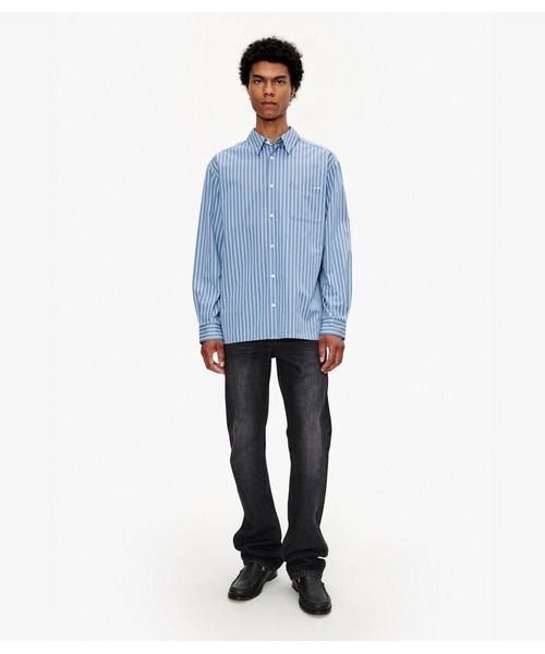 A.P.C.（アーペーセー）の「CHEMISE MALO LOGO（シャツ/ブラウス・メンズ・ブルー・S/M/L/XL）」の2枚目の写真
