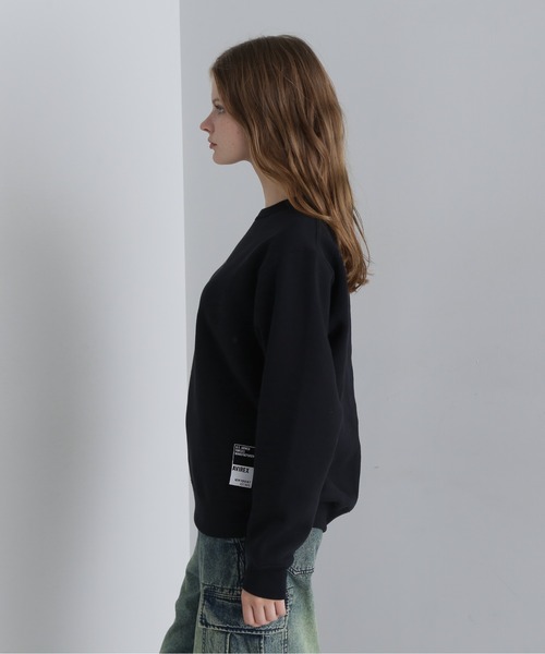 AVIREX(アヴィレックス)の「【WEB&DEPOT限定】LOGO CREW SWEAT(スウェット・レディース・ライトグレー/ベージュ/ブラック/バーガンディー/オリーブ/イエロー・F)」の9枚目の写真