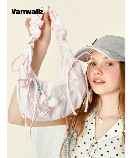 VANWALK（バンウォーク）の「Babe Tote Bag [Pink]（ショルダーバッグ・レディース・ピンク・FREE）」の3枚目の写真