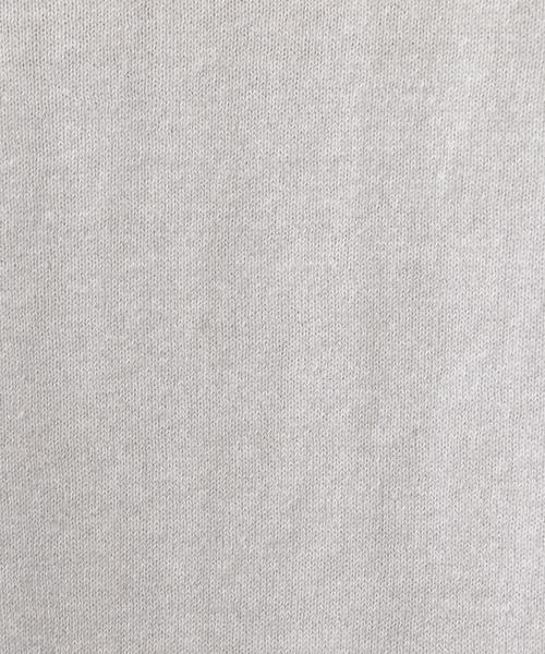 coen（コーエン）の「コットンVネックプルオーバーニット（ニット/セーター・レディース・ライトグレー/イエロー・MEDIUM/LARGE）」の8枚目の写真