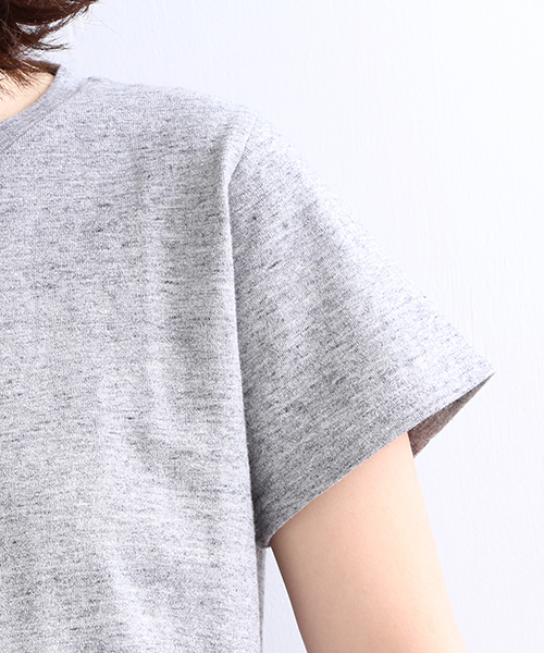 B:MING by BEAMS(ビーミングバイビームス)の「【InRed6月号掲載】ビーミング by ビームス / トンプキンぺプラムTシャツ16SS(Tシャツ/カットソー・レディース・ホワイト/ライトグレー/ブラウン系その他/モスグリーン・ONE SIZE)」の9枚目の写真