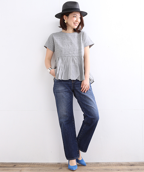 B:MING by BEAMS(ビーミングバイビームス)の「【InRed6月号掲載】ビーミング by ビームス / トンプキンぺプラムTシャツ16SS(Tシャツ/カットソー・レディース・ホワイト/ライトグレー/ブラウン系その他/モスグリーン・ONE SIZE)」の17枚目の写真