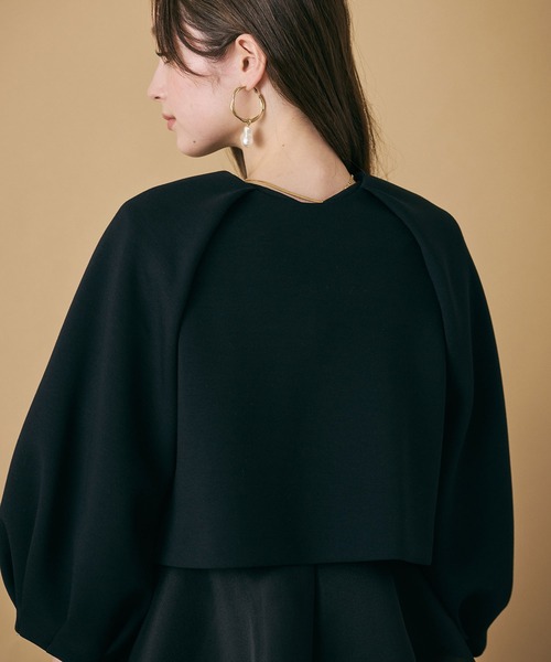 Audie a Muses(オーディアミューズ)の「【M-StyleLuxeコラボ】【人気のため追加】フロントダブルリボンブラウス(シャツ/ブラウス・レディース・ブラック・38/42)」の12枚目の写真