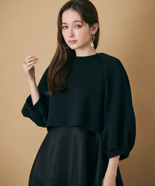 Audie a Muses(オーディアミューズ)の「【M-StyleLuxeコラボ】【人気のため追加】フロントダブルリボンブラウス(シャツ/ブラウス・レディース・ブラック・38/42)」の16枚目の写真