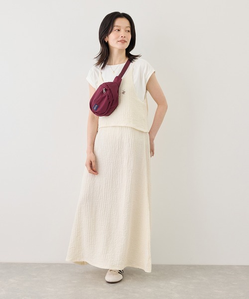 BEVERLY HILLS POLO CLUB(ビバリーヒルズポロクラブ)の「【BEVERLYHILLS POLO CLUB】ふくれジャガードキャミワンピース(ワンピース・レディース・ブラック/ブラウン/キナリ・FREE)」の15枚目の写真