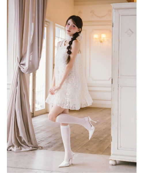 AmeliaMoi(アメリアモワ)の「La Feerieレイヤードレースミニワンピース(ワンピース・レディース・ホワイト/イエロー/ブラック・FREE)」の21枚目の写真