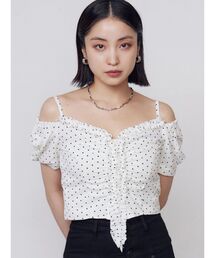 EMODA | ギャザーフリル2WAYトップス(Tシャツ/カットソー)