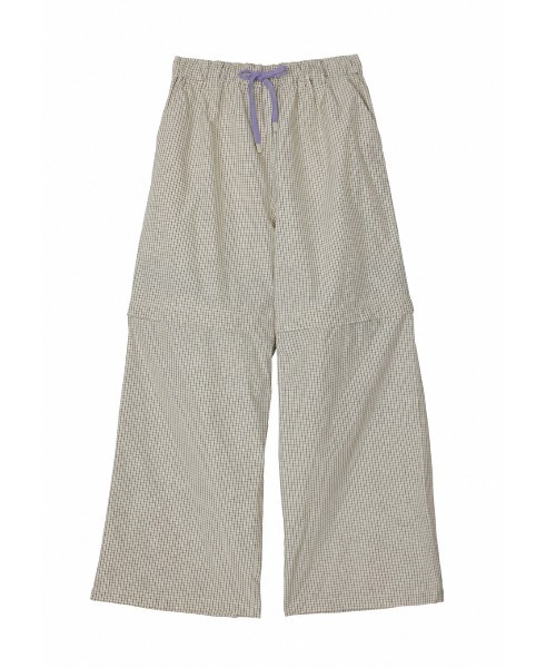 ELCHELE(エルチェレ)の「DETACHABLE WORK PANTS(その他パンツ・レディース・チェック/パープル・36/38)」の13枚目の写真
