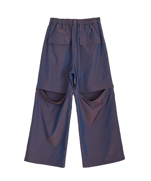 ELCHELE(エルチェレ)の「DETACHABLE WORK PANTS(その他パンツ・レディース・チェック/パープル・36/38)」の10枚目の写真