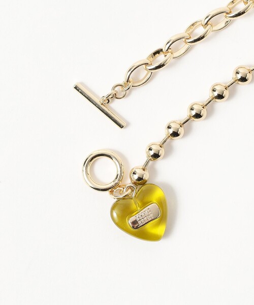 BEAMS HEART(ビームスハート)の「ロゴハート マンテルブレスレット(ブレスレット・レディース・ミント/グレー/その他・ONE SIZE)」の7枚目の写真