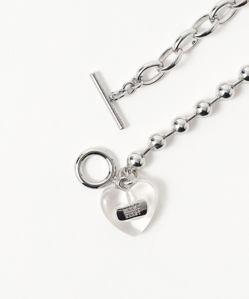 BEAMS HEART(ビームスハート)の「ロゴハート マンテルブレスレット(ブレスレット・レディース・ミント/グレー/その他・ONE SIZE)」の9枚目の写真