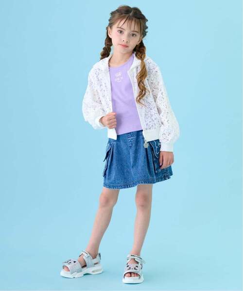 ANNA SUI mini(アナスイ・ミニ)の「蝶フラップデニムスカパン(その他パンツ・キッズ・ブルー/ブラック・140cm/130cm/160cm/150cm)」の11枚目の写真