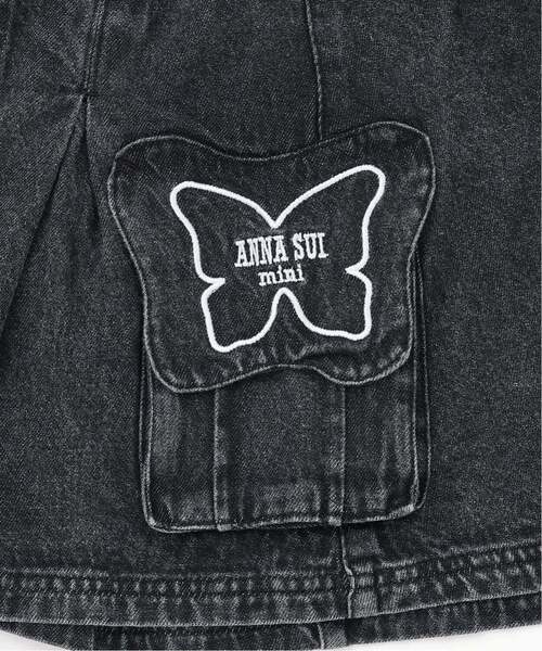 ANNA SUI mini(アナスイ・ミニ)の「蝶フラップデニムスカパン(その他パンツ・キッズ・ブルー/ブラック・140cm/130cm/160cm/150cm)」の19枚目の写真