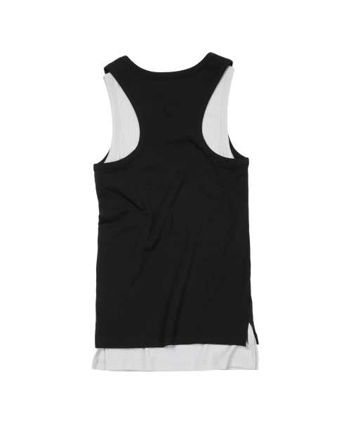 AAKAM(アーカム)の「2-Piece Layered Sleeveless (Black)(Tシャツ/カットソー・レディース・その他・1/2)」の2枚目の写真